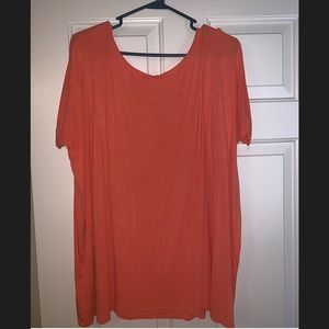 PIKO coral short sleeve shirt (size large)